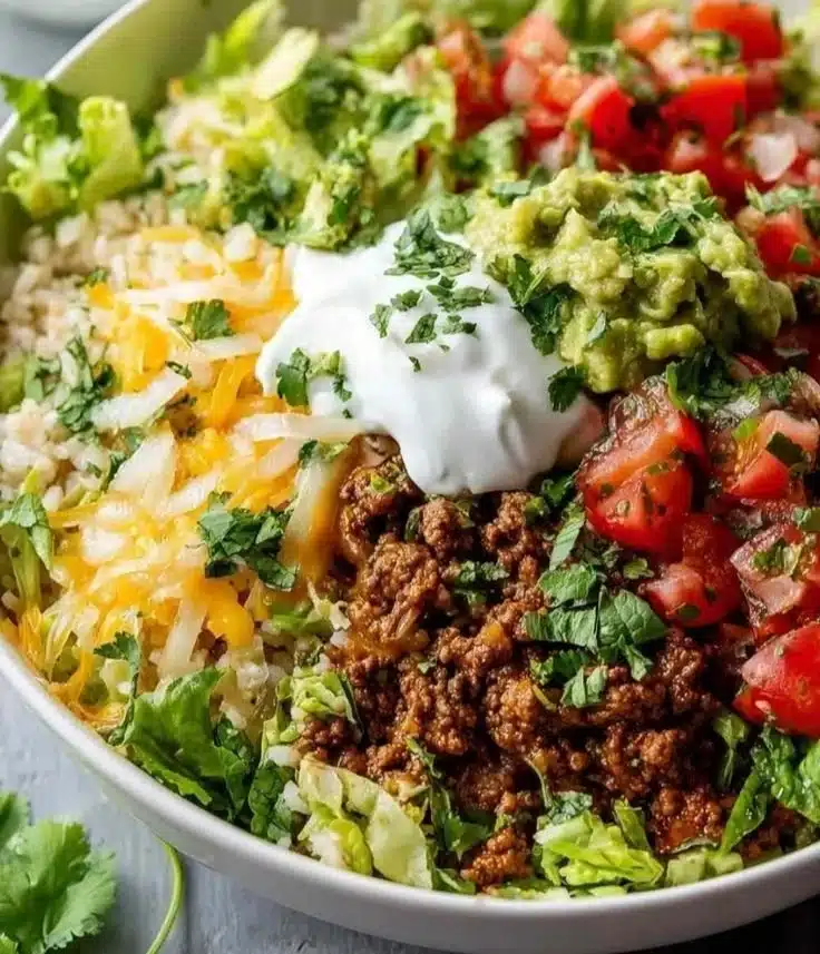 Easy Low Carb Burrito Bowl 6 Easy Low Carb Burrito Bowl - 25min Breakfast Protein-Packed