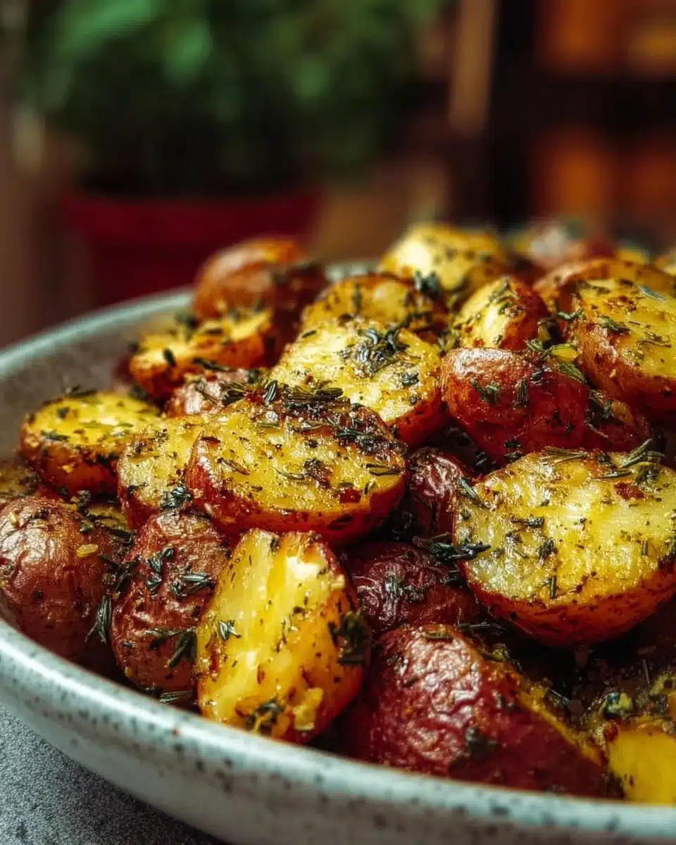 Garlic Herb Roasted Potatoes 6 Garlic Herb Roasted Potatoes