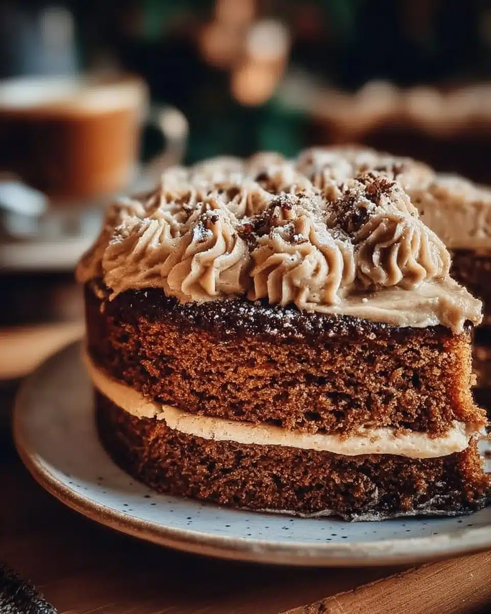 Gingerbread Cake with Cinnamon Molasses Frosting 4 Gingerbread Cake Cinnamon Molasses Frosting: A Delicious Holiday Recipe
