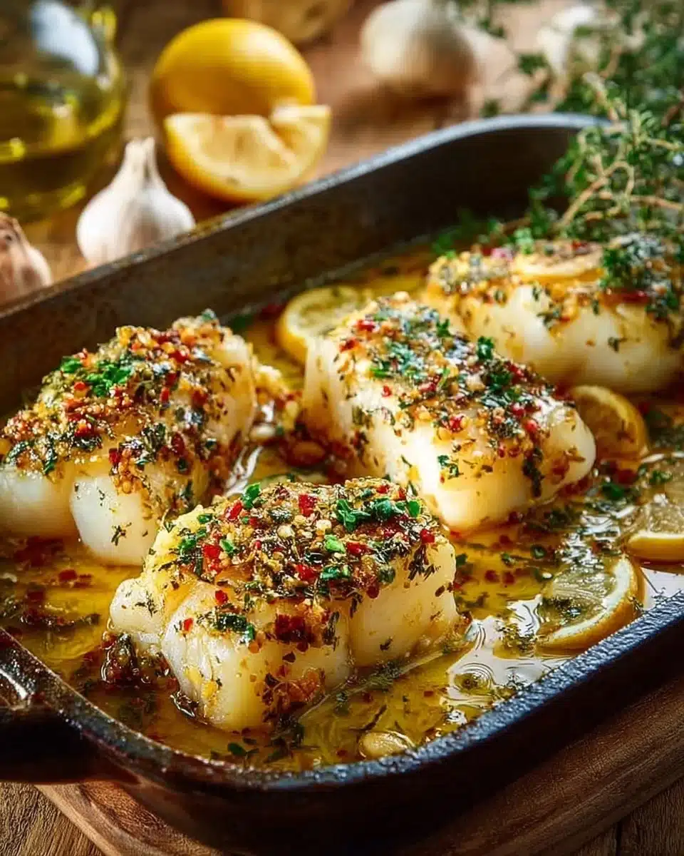 Gluten-Free Mediterranean Baked Cod with Lemon and Garlic 6 Gluten-Free Mediterranean Baked Cod with Lemon and Garlic