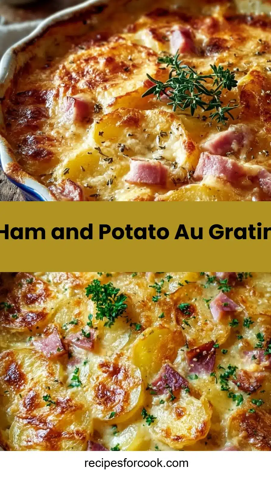 Ham and Potato Au Gratin 5 Ham and Potato Au Gratin