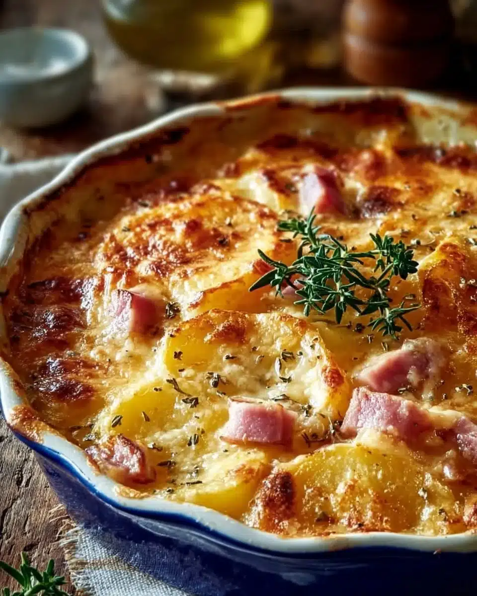 Ham and Potato Au Gratin 6 Ham and Potato Au Gratin