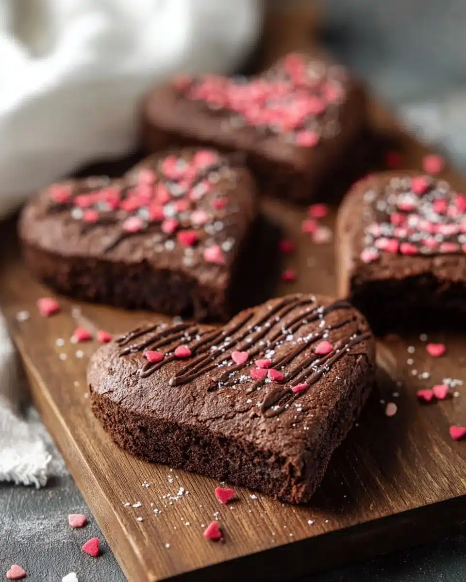 Heart-Shaped Brownies 6 Heart Shaped Brownies Recipe