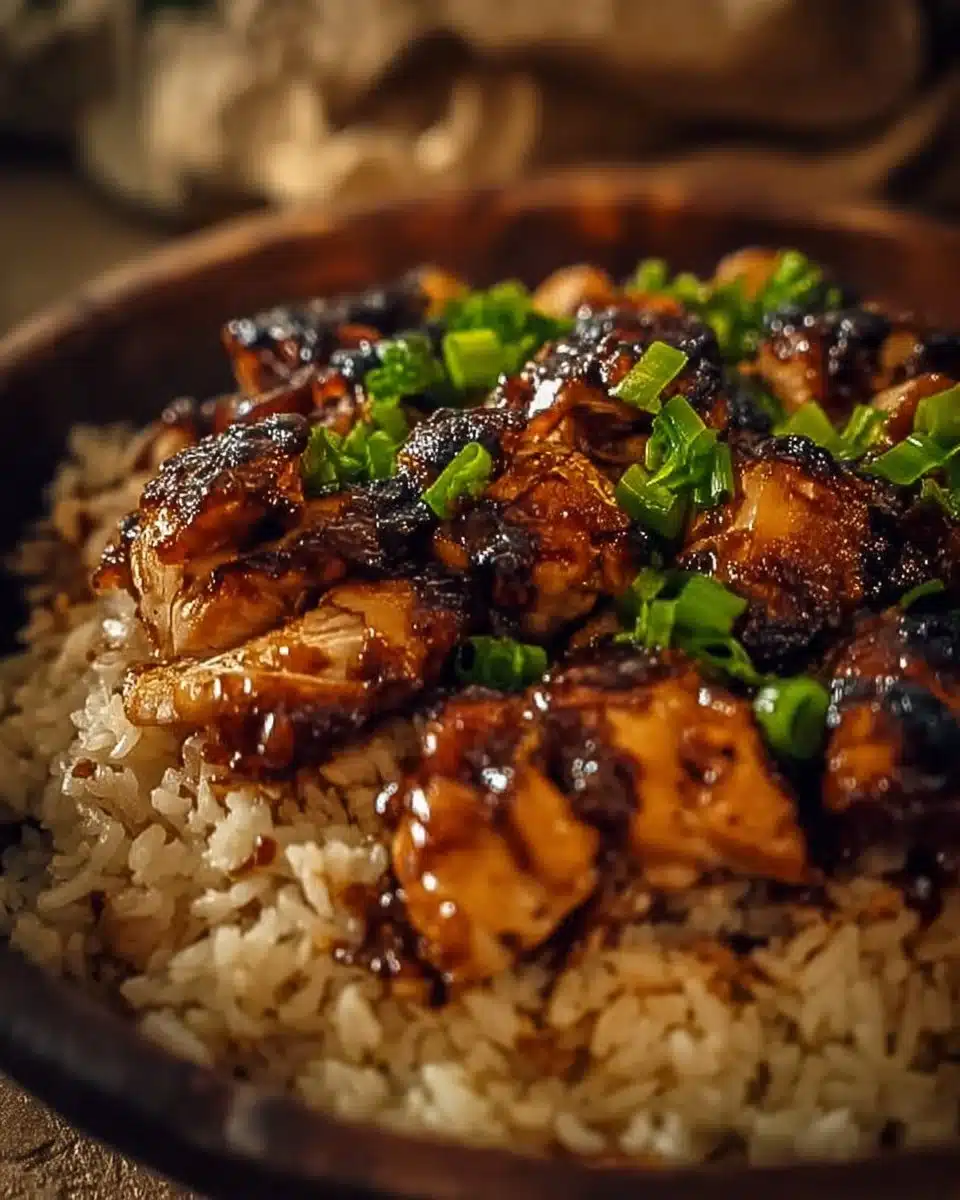 Honey BBQ Chicken Rice 4 Honey BBQ Chicken Rice