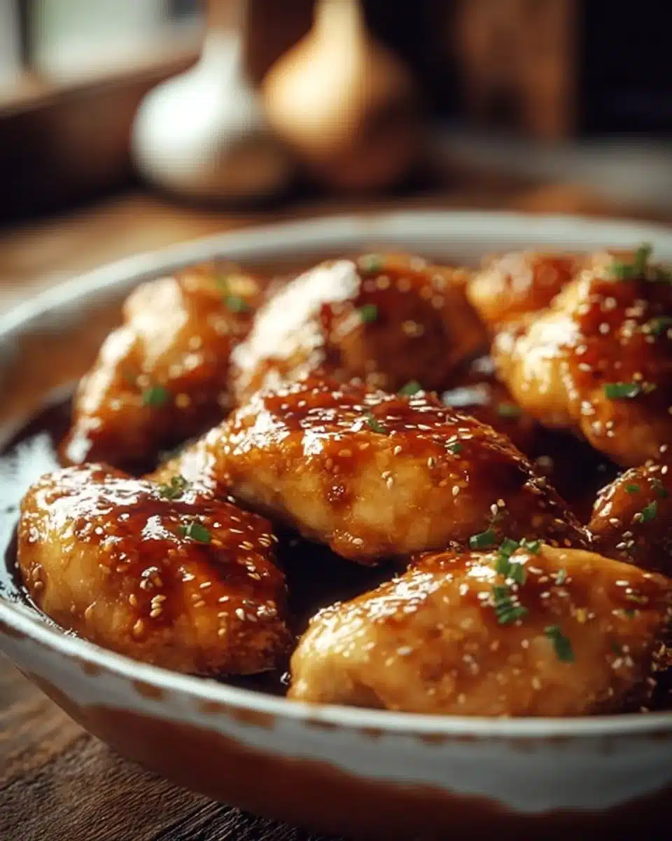 Honey Garlic Chicken 4 Honey Garlic Chicken