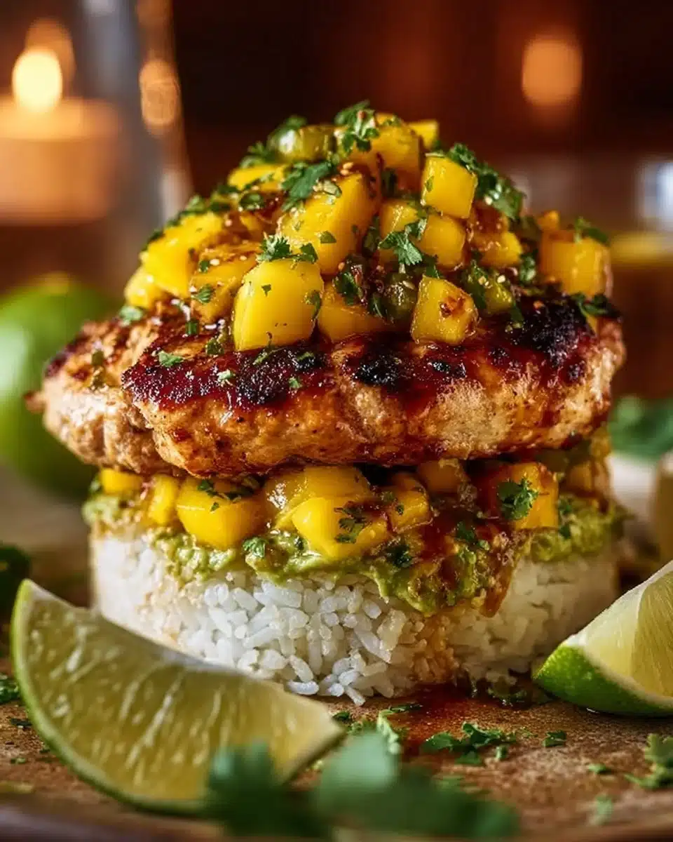Honey Lime Chicken Mango Stack 6 Honey Lime Chicken Mango Stack