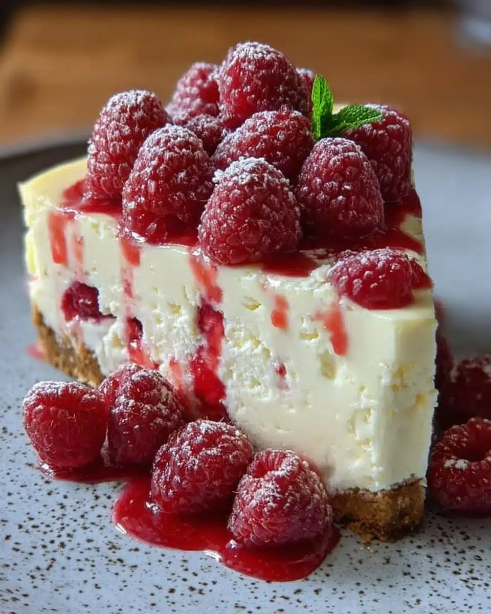 Spectacular Raspberry Cheesecake Indulgent White Chocolate Raspberry Cheesecake Bliss
