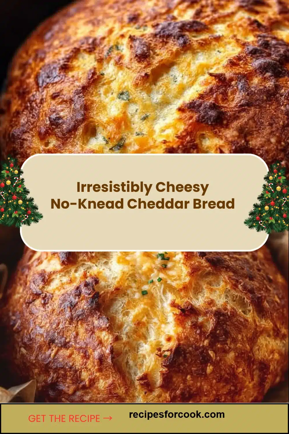 Irresistibly Cheesy No-Knead Cheddar Bread 5 Irresistibly Cheesy No-Knead Cheddar Bread