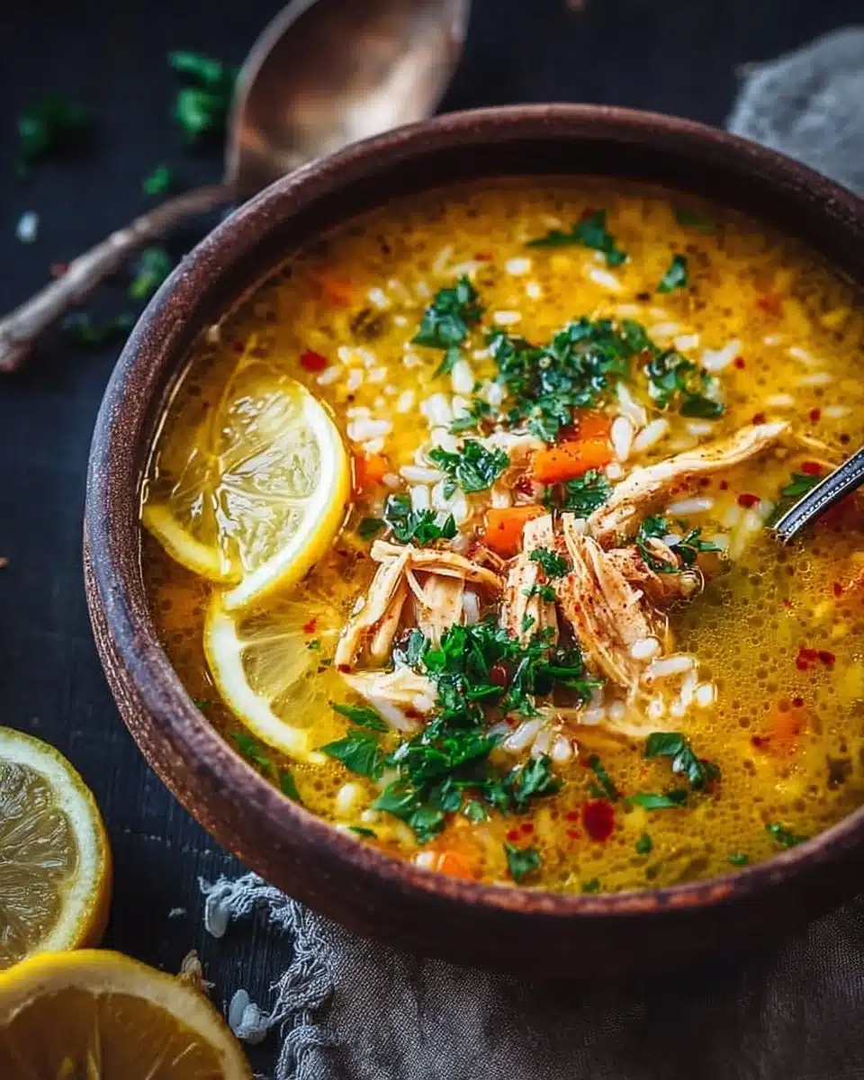 Lemon Ginger Turmeric Chicken and Rice Soup 6 Lemon Ginger Turmeric Chicken and Rice Soup