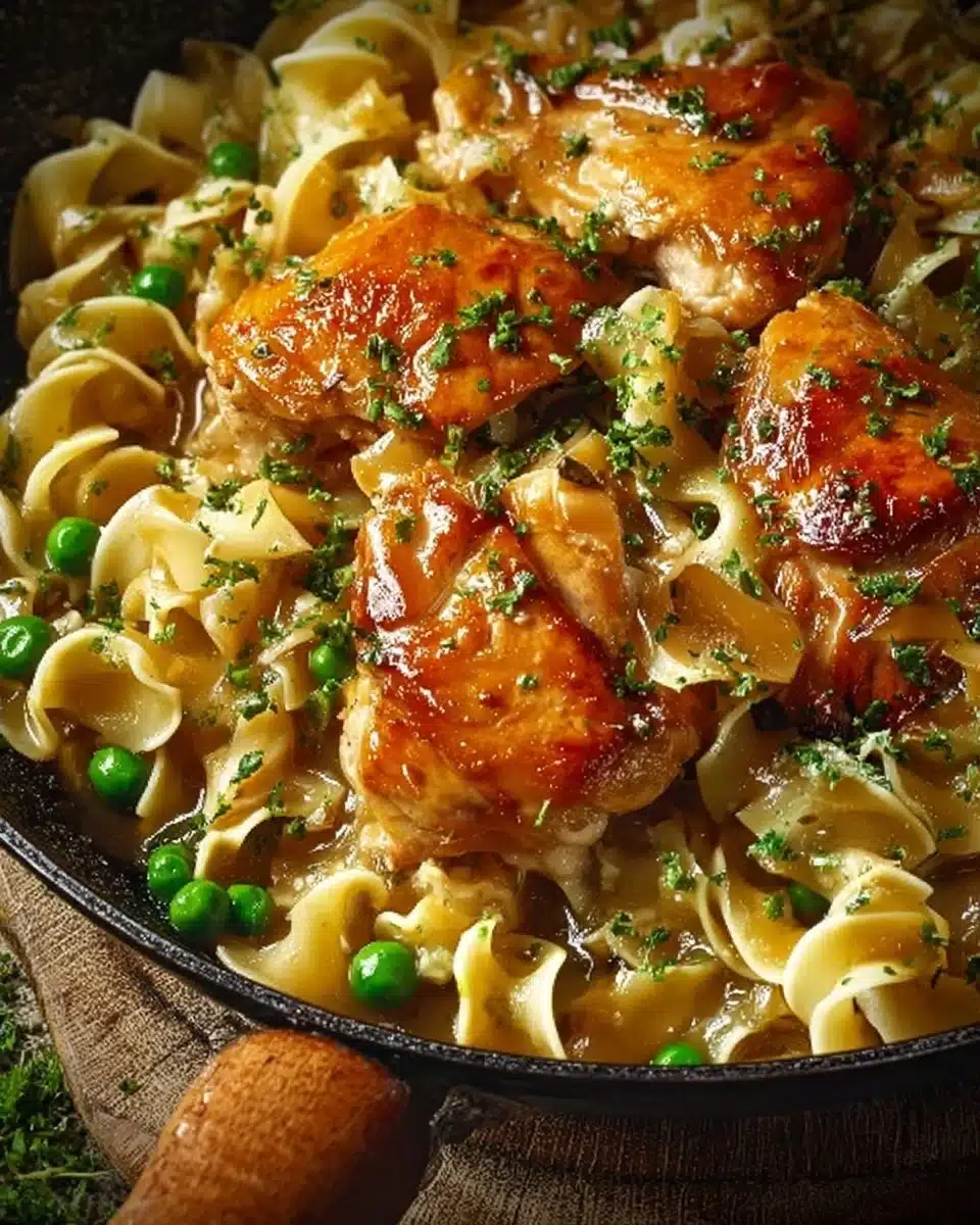 One-Pan Chicken and Buttered Noodles 6 One-Pan Chicken with Buttered Noodles: A Comforting Culinary Experience