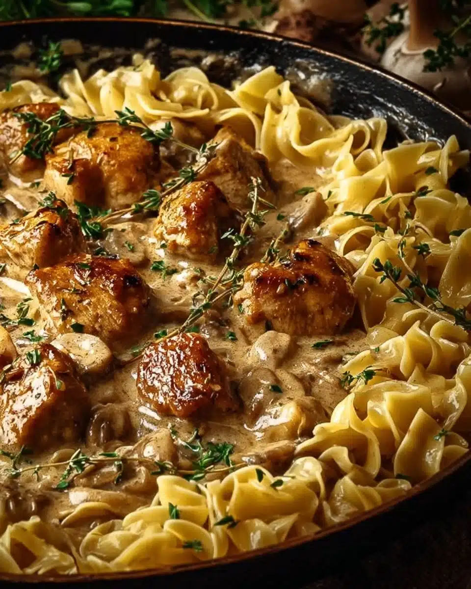 One-Pan Creamy Garlic Butter Chicken with Egg Noodles 6 One-Pan Creamy Garlic Butter Chicken with Egg Noodles