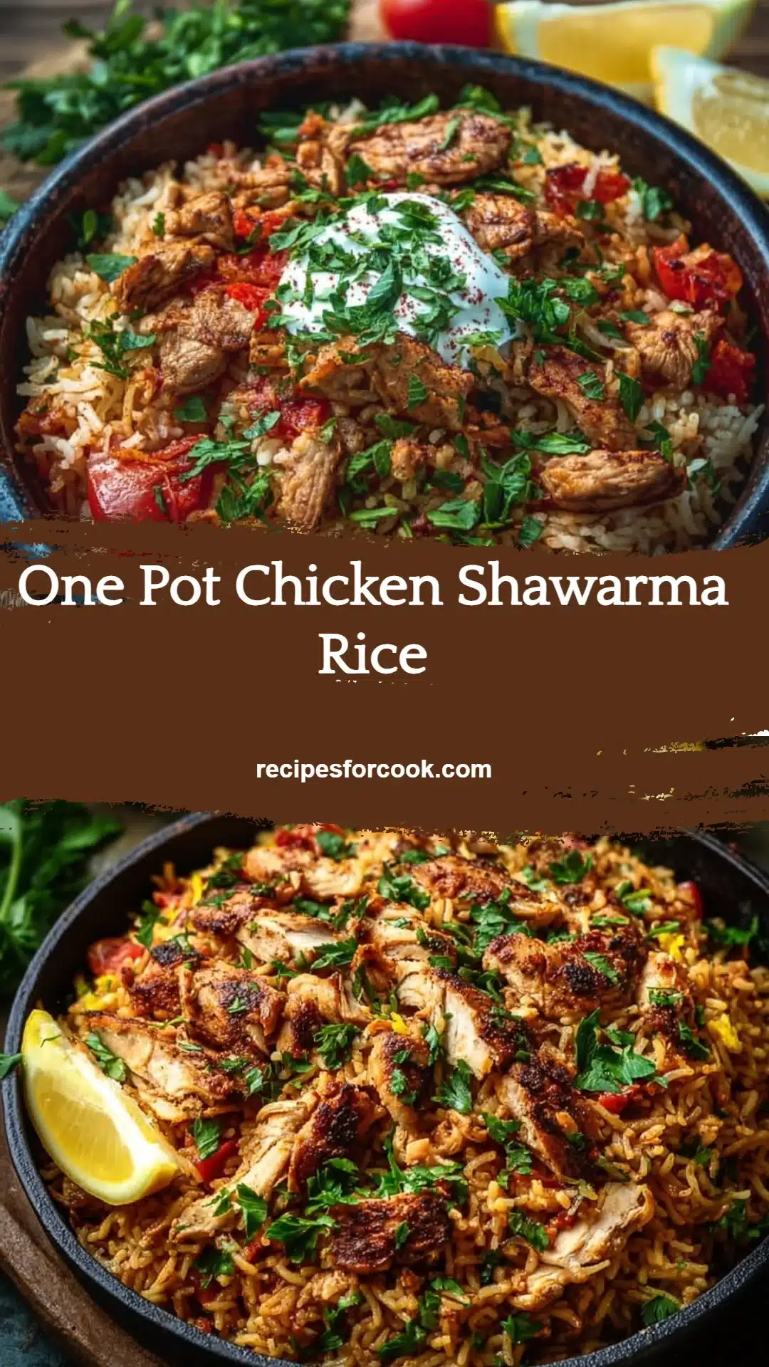 One Pot Chicken Shawarma Rice 5 One Pot Chicken Shawarma Rice