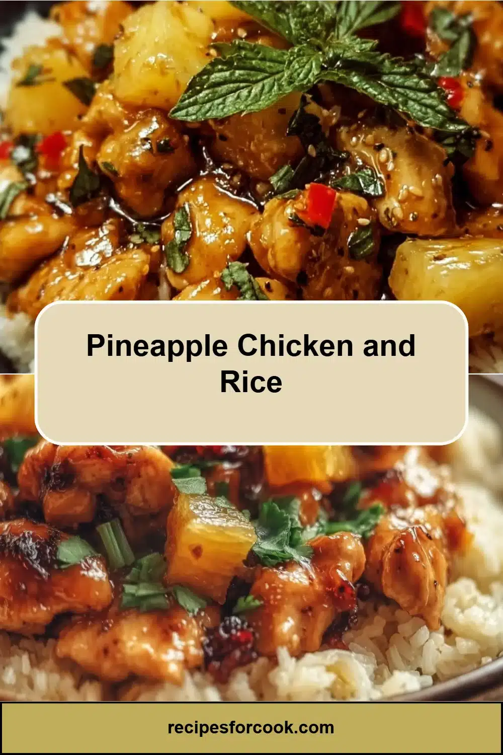 Pineapple Chicken and Rice 5 Pineapple Chicken and Rice