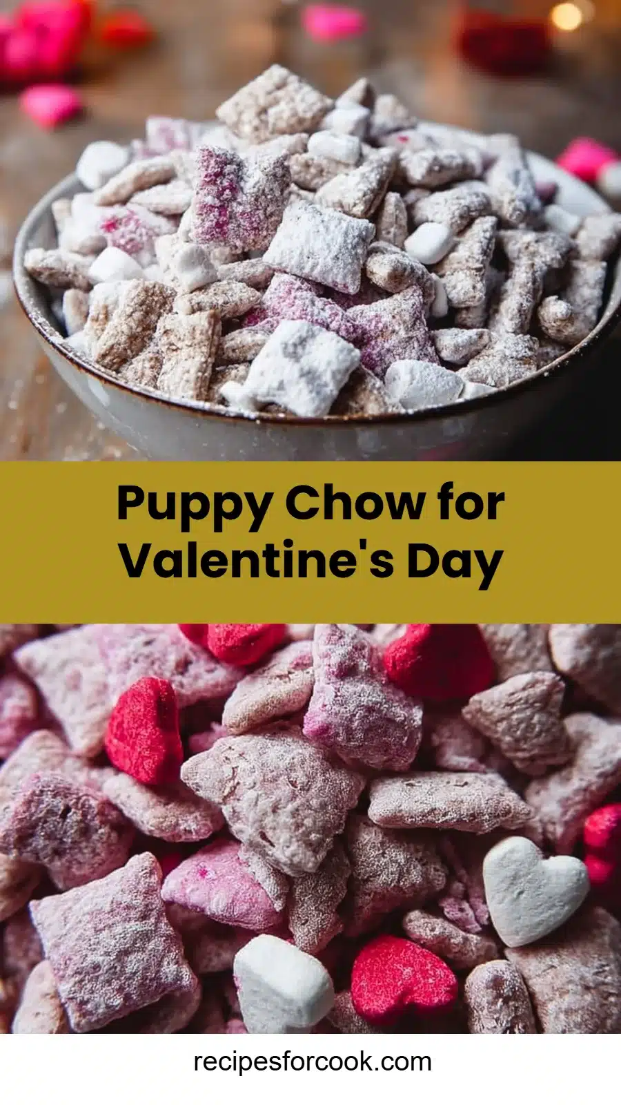 Puppy Chow for Valentine's Day 5 Puppy Chow for Valentine's Day