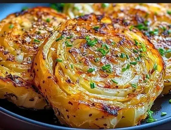 Roasted Cabbage Steaks 4 Roasted Cabbage Steaks