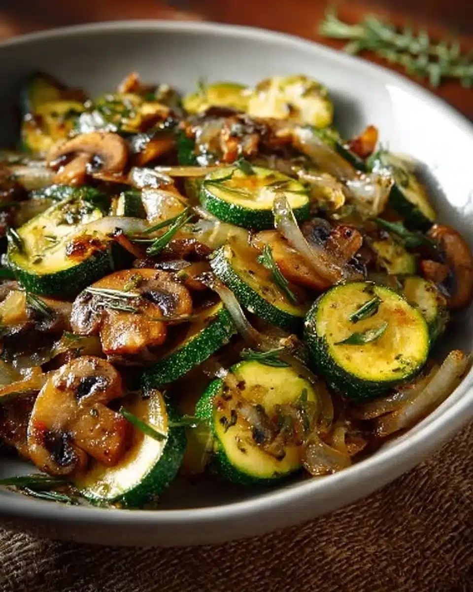 Sautéed Zucchini, Mushrooms, and Onions 6 Sautéed Zucchini, Mushrooms, and Onions
