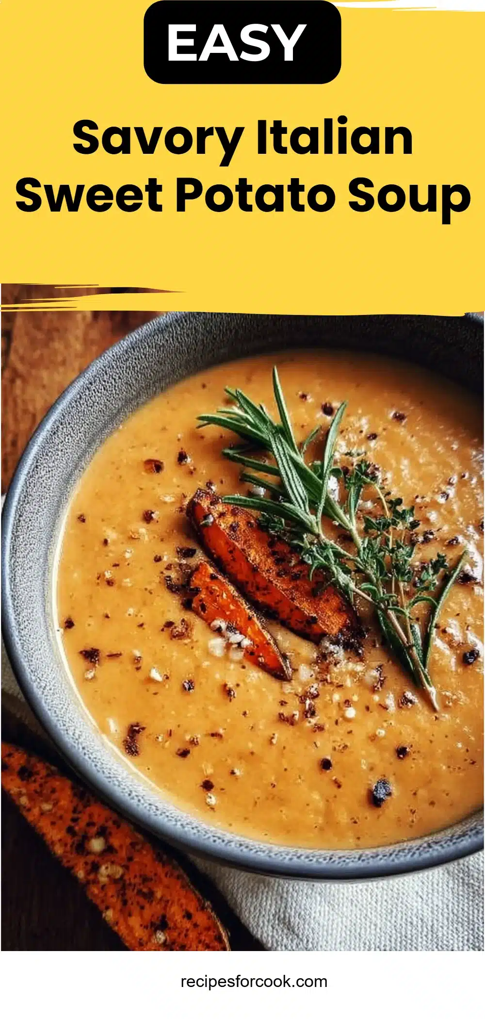 Savory Italian Sweet Potato Soup 5 Savory Italian Sweet Potato Soup