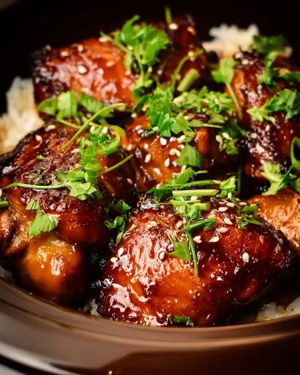Slow Cooker Honey Garlic Chicken