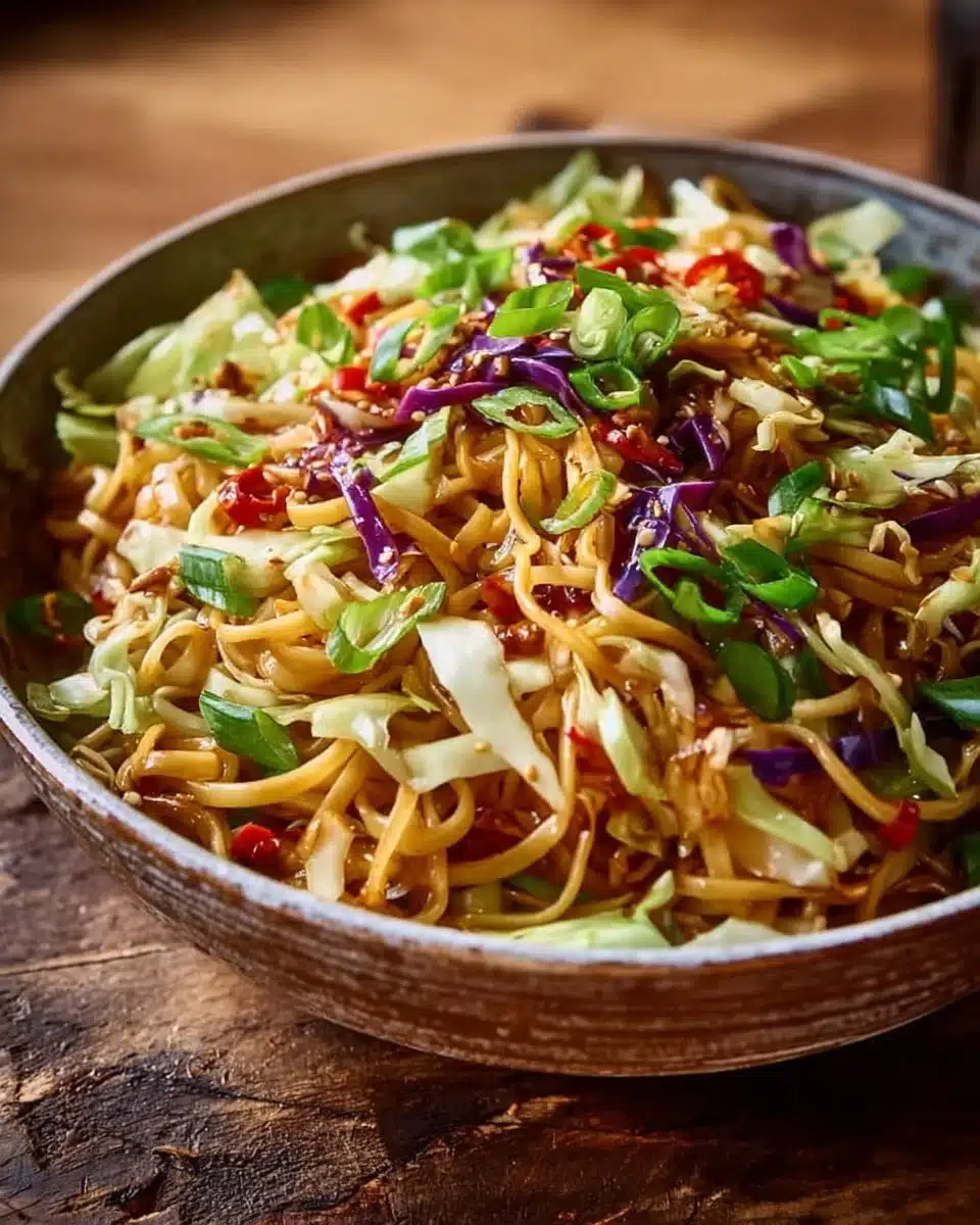 Spicy Hoisin Noodle Cabbage Slaw 6 Spicy Hoisin Noodle Cabbage Slaw