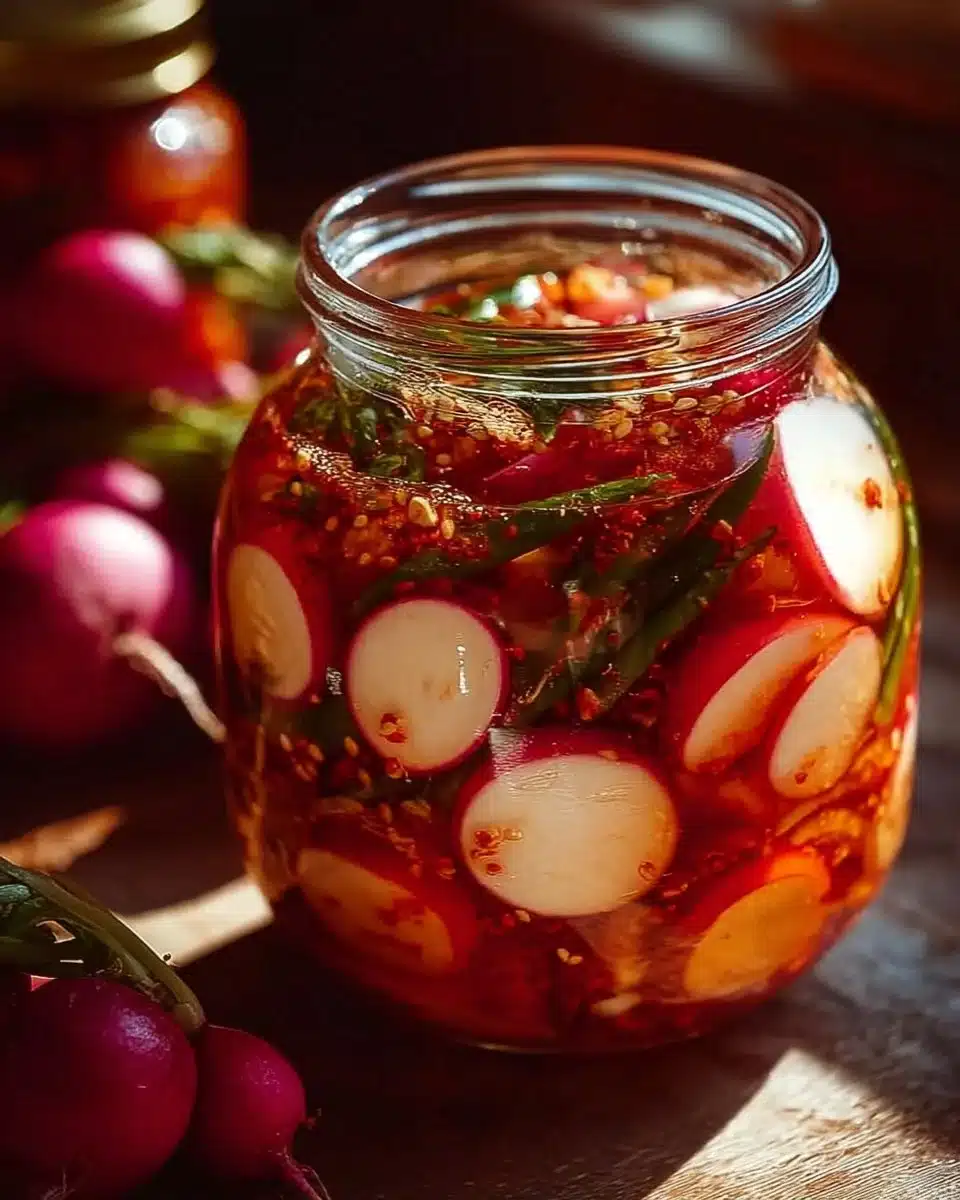 Spicy Tangy Radish Pickles 6 Spicy Tangy Radish Pickles