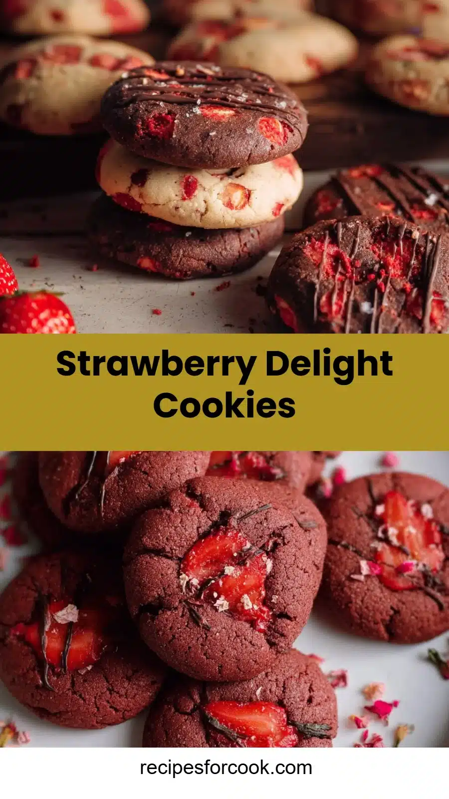 Strawberry Delight Cookies 5 Strawberry Delight Cookies