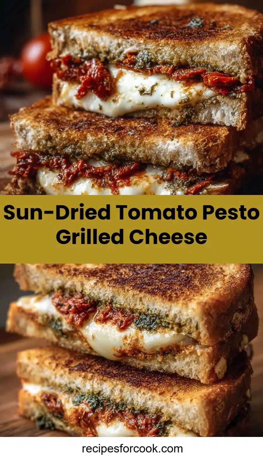 Sun-Dried Tomato Pesto Grilled Cheese 5 Sun-Dried Tomato Pesto Grilled Cheese