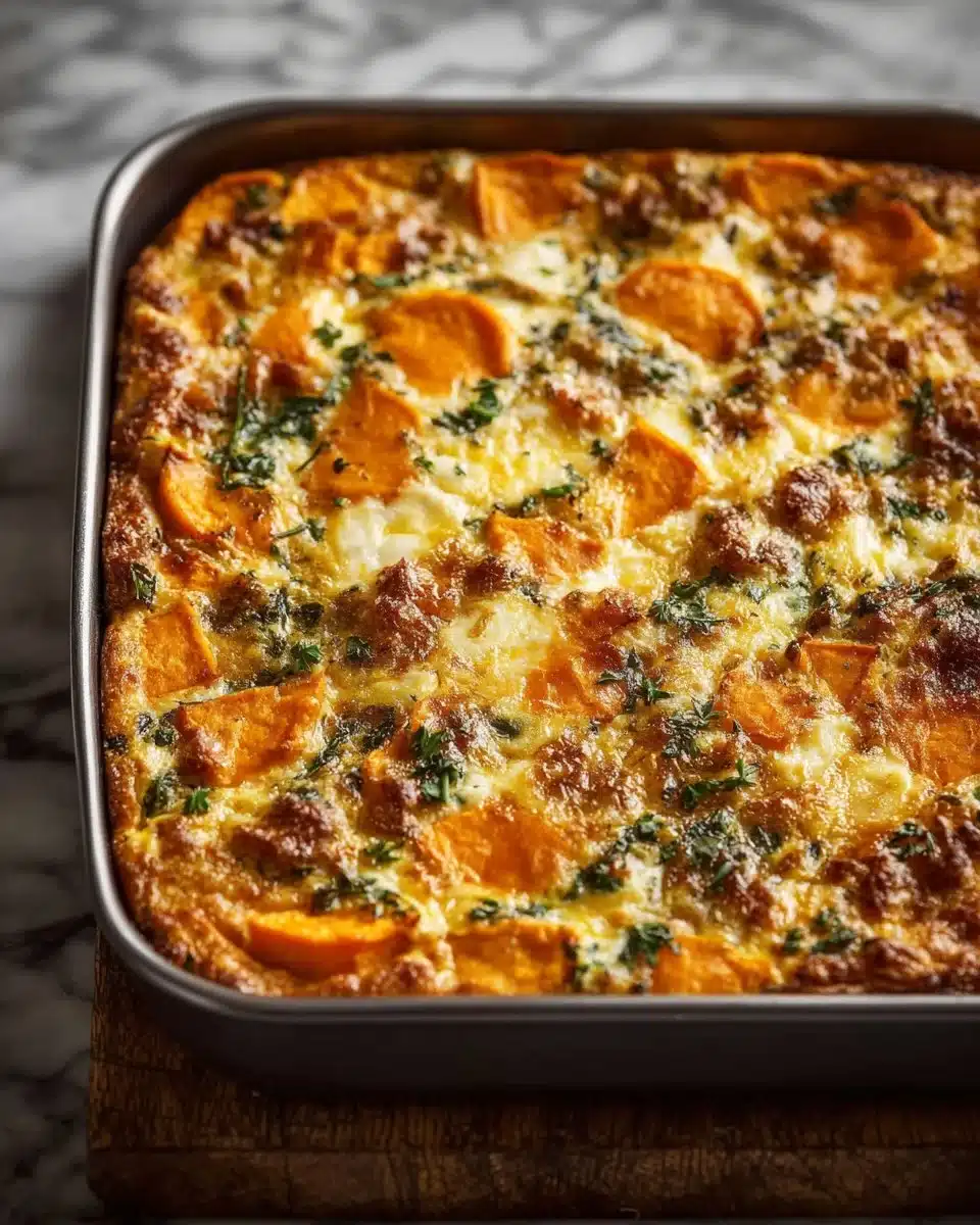 Sweet Potato Egg Casserole 4 Easy Sweet Potato Egg Casserole | Healthy Breakfast Bake