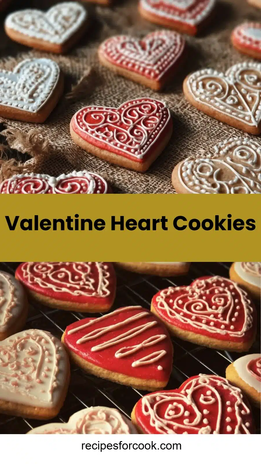 Valentine Heart Cookies 5 Valentine Heart Cookies