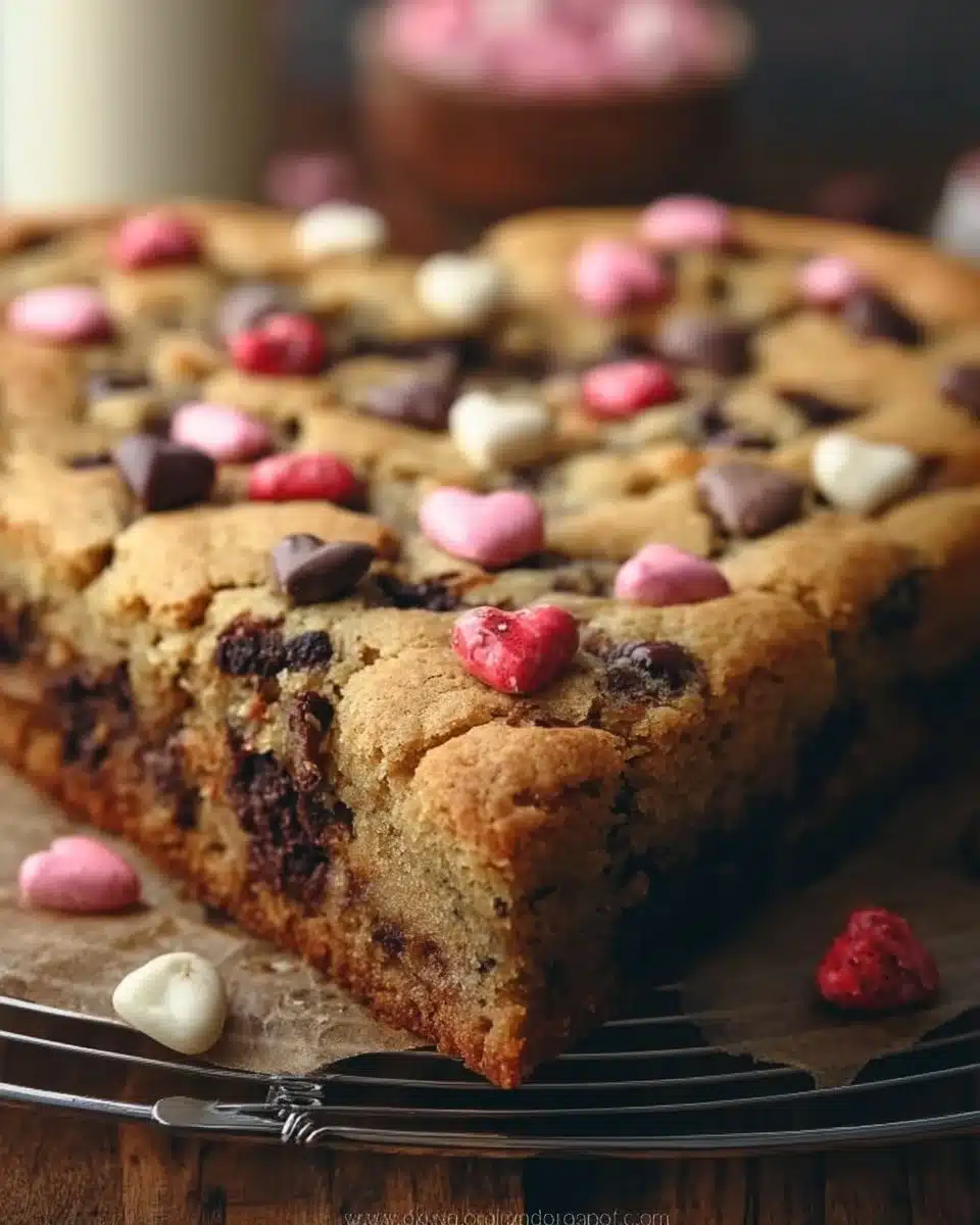 Valentine's Day Cookie Cake 6 Valentine's Day Cookie Cake