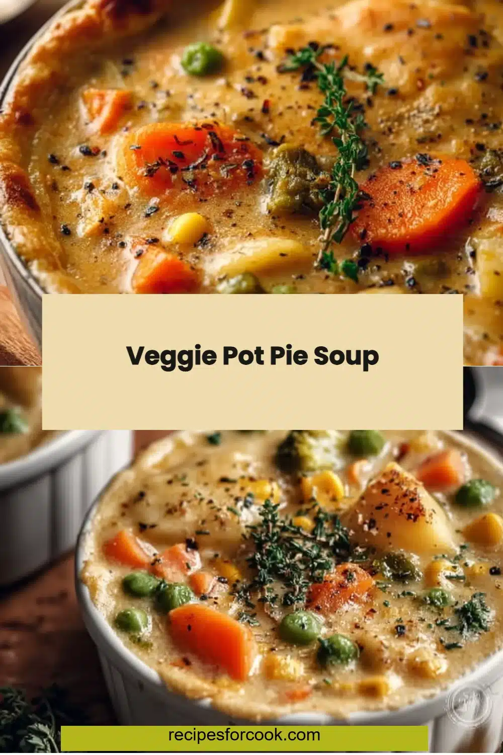 Veggie Pot Pie Soup 5 Veggie Pot Pie Soup