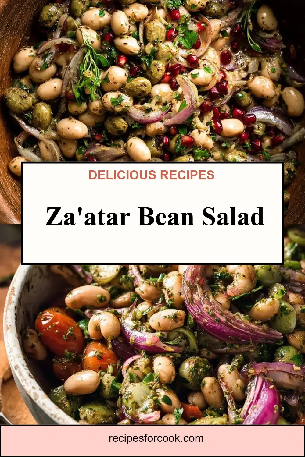 Za'atar Bean Salad 5 Za'atar Bean Salad