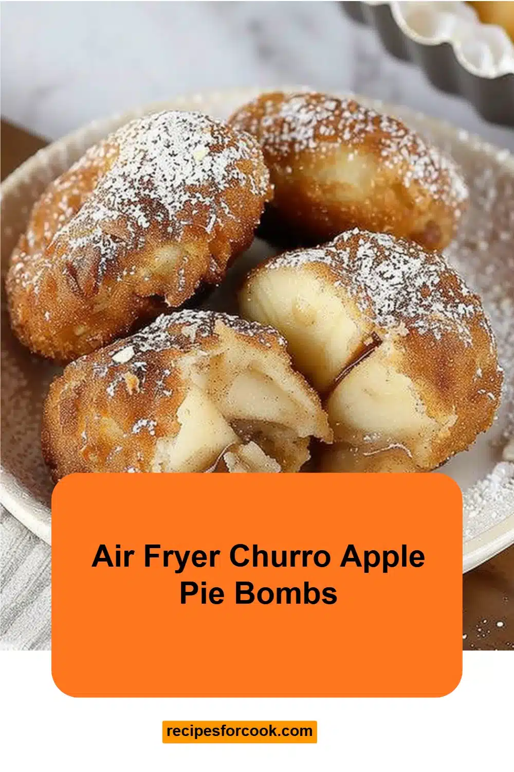 Air Fryer Churro Apple Pie Bombs 5 Air Fryer Churro Apple Pie Bombs