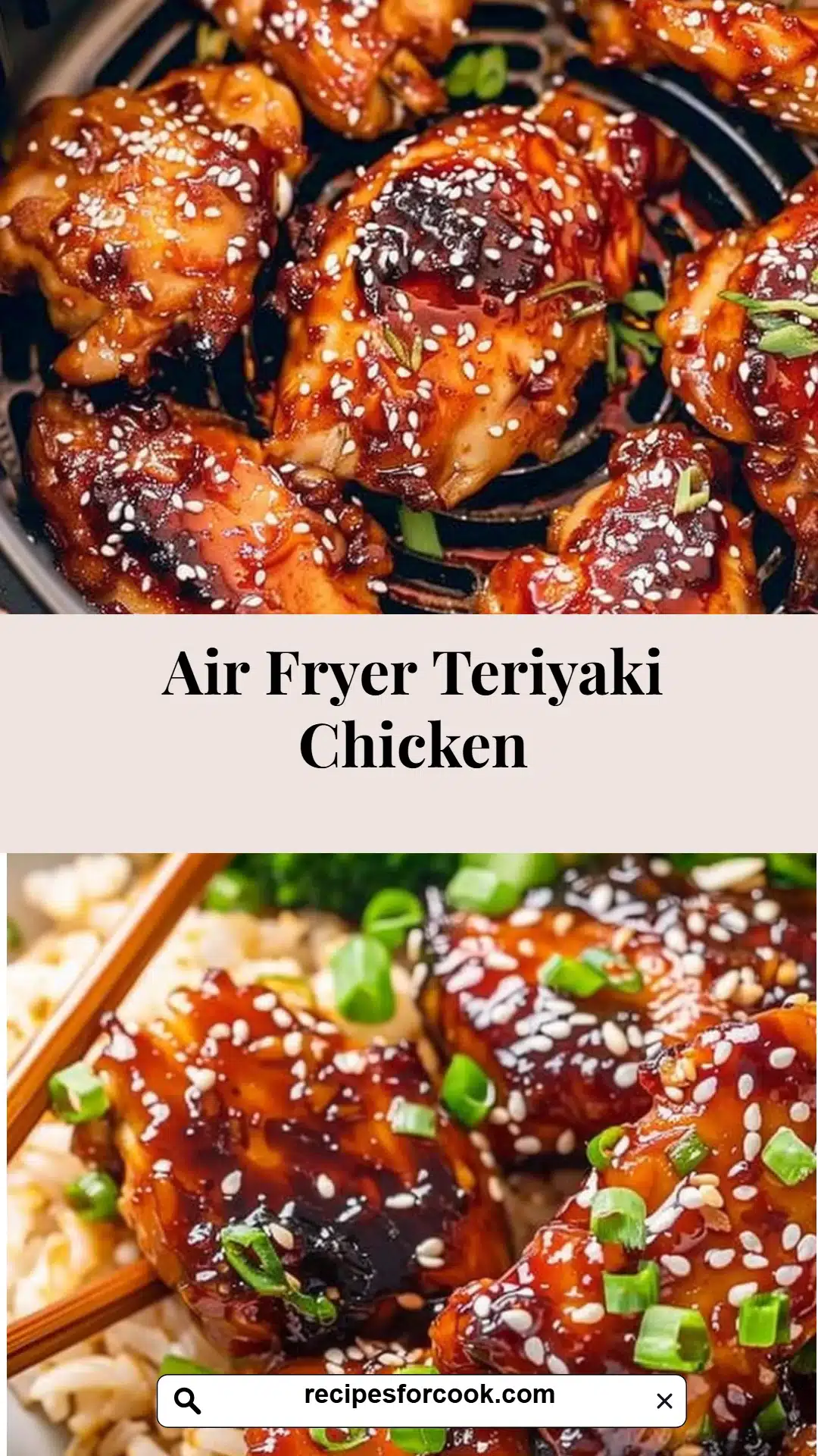 Air Fryer Teriyaki Chicken 5 Air Fryer Teriyaki Chicken