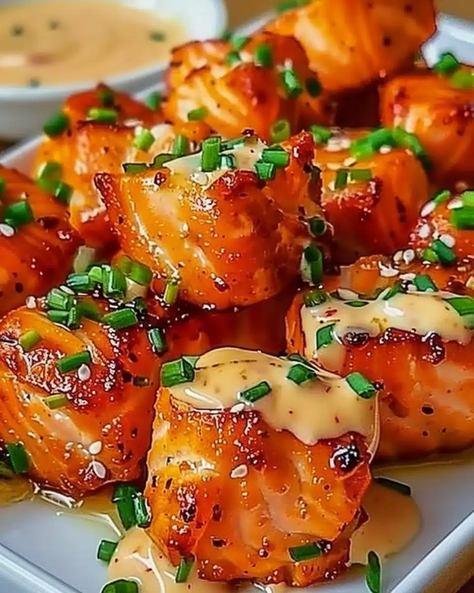 Bang Bang Salmon Bites 6 Bang Bang Salmon Bites