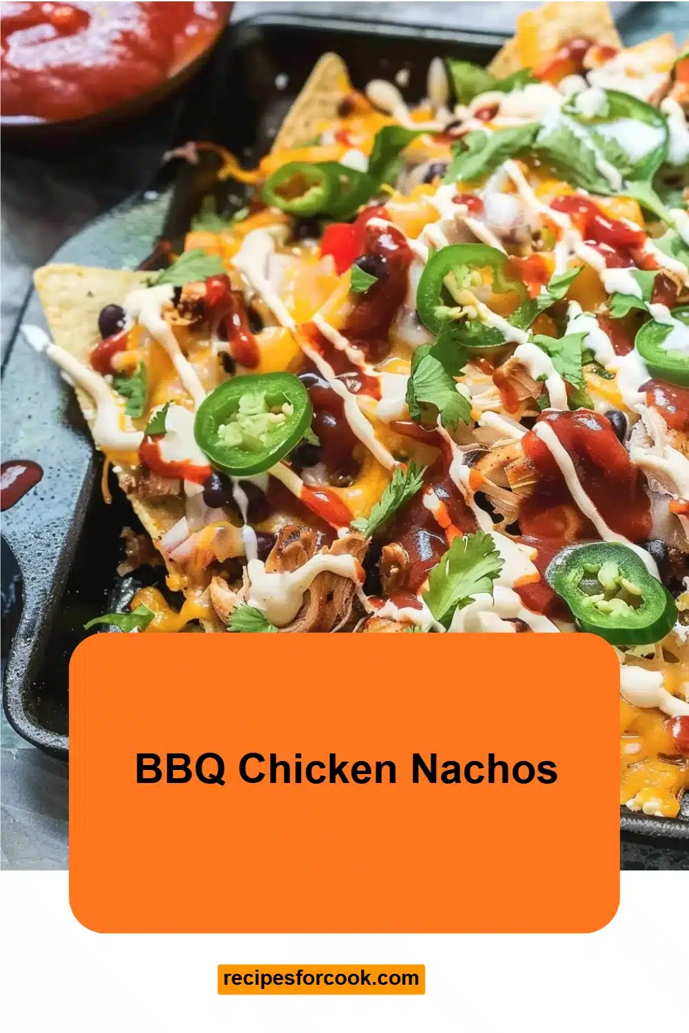 BBQ Chicken Nachos 5 BBQ Chicken Nachos