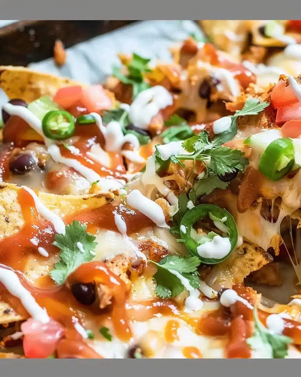 BBQ Chicken Nachos 6 BBQ Chicken Nachos Recipe