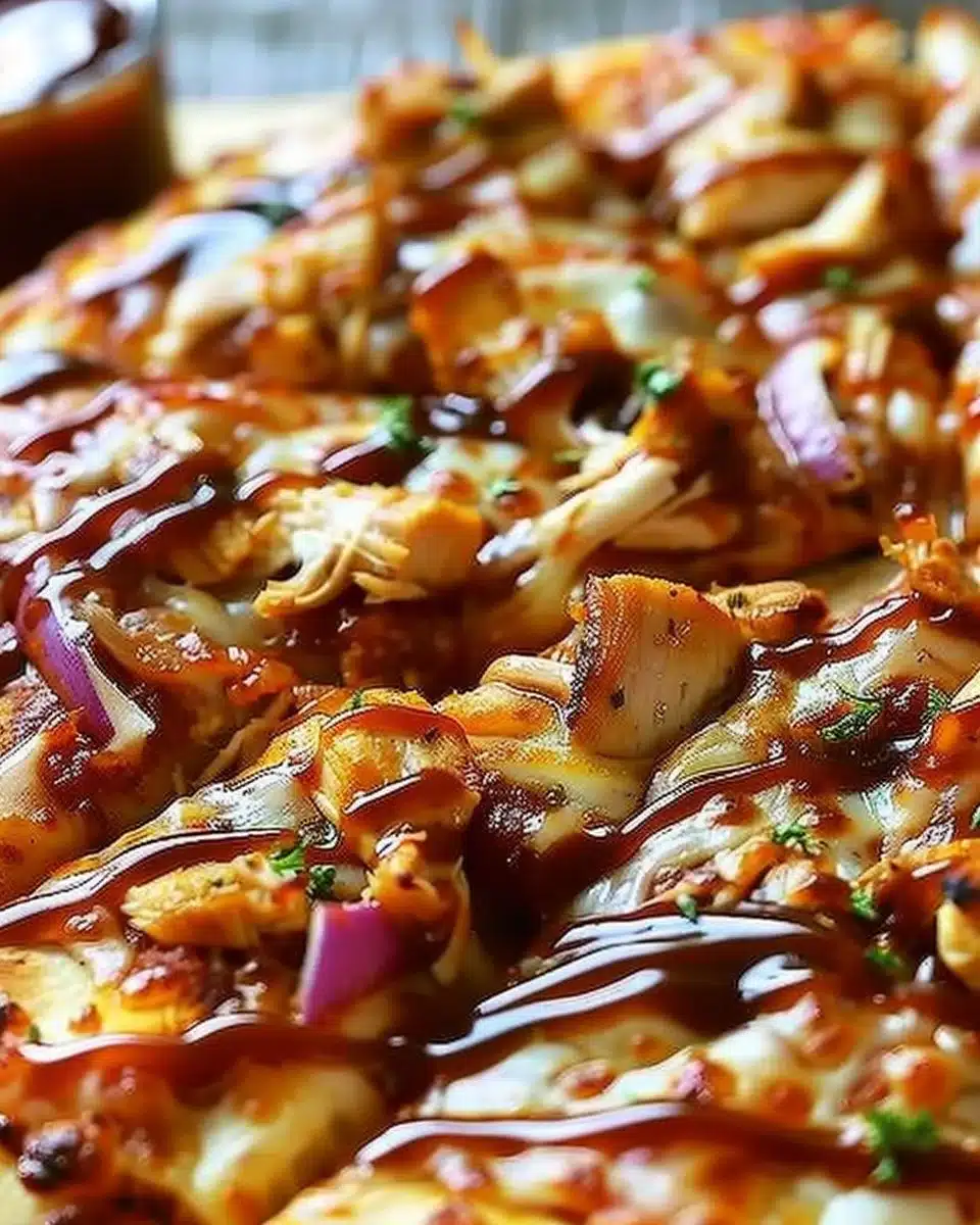 BBQ Chicken Pizza 6 BBQ Chicken Pizza