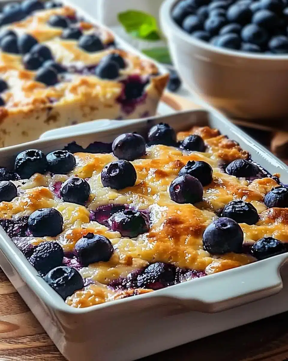 Blueberry Cottage Cheese Breakfast Bake 6 Blueberry Cottage Cheese Breakfast Bake