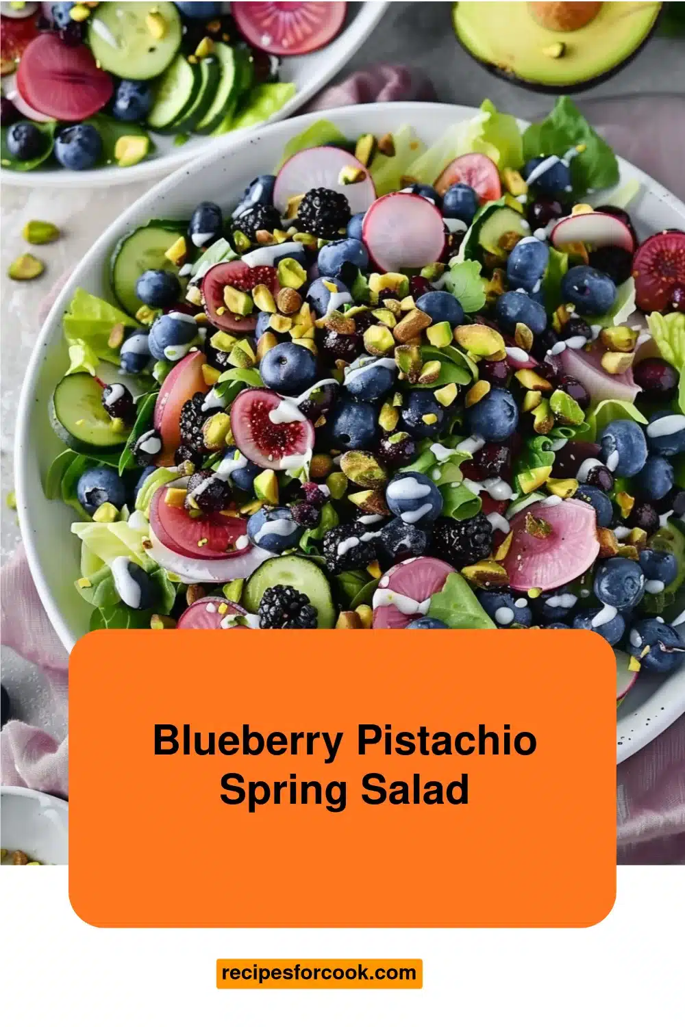 Blueberry Pistachio Spring Salad 5 Blueberry Pistachio Spring Salad