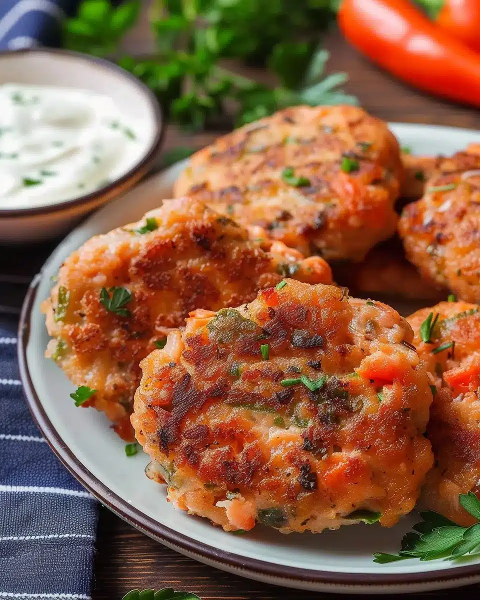 Canned Salmon Patties 6 Canned Salmon Patties