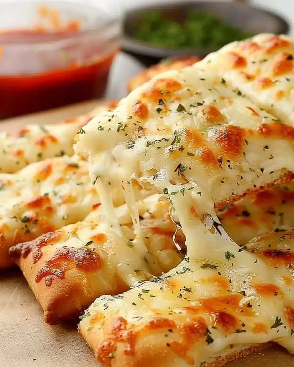 Cheesy Breadsticks 6 Cheesy Breadsticks