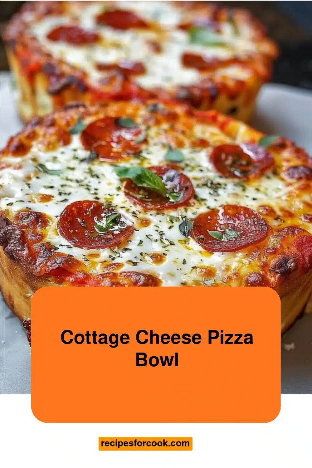 Cottage Cheese Pizza Bowl 5 Cottage Cheese Pizza Bowl