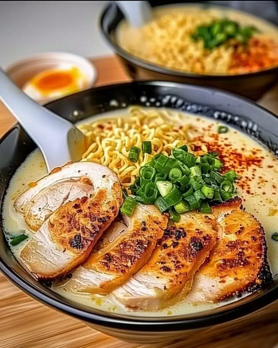 Creamy Garlic Chicken Ramen 6 Creamy Garlic Chicken Ramen