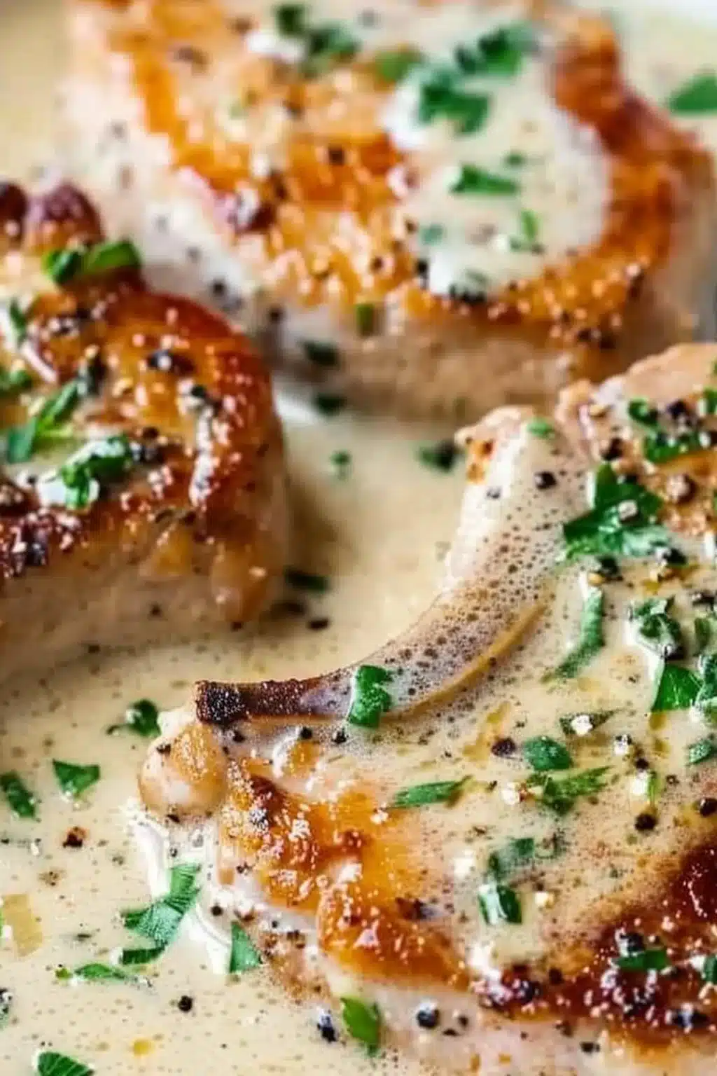 Creamy Garlic Parmesan Keto Pork Chops 6 Creamy Garlic Parmesan Keto Pork Chops
