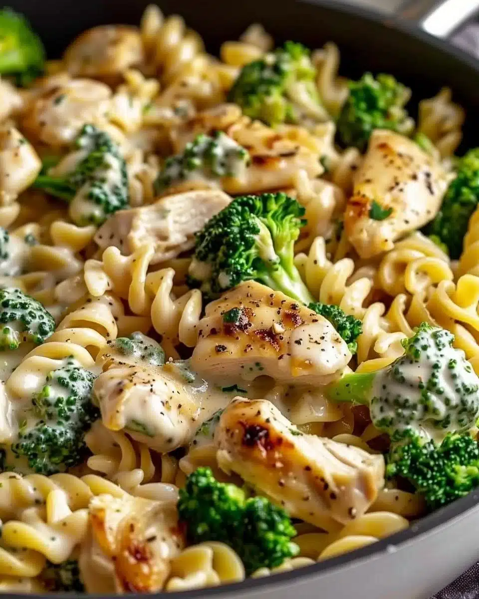 Creamy Rotisserie Chicken Broccoli Pasta 6 Creamy Rotisserie Chicken Broccoli Pasta