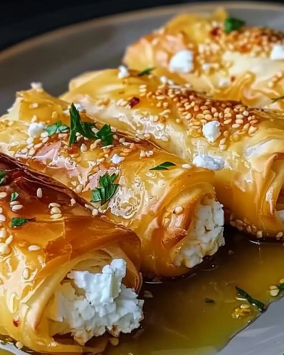 Crispy Feta Rolls 6 Crispy Feta Rolls