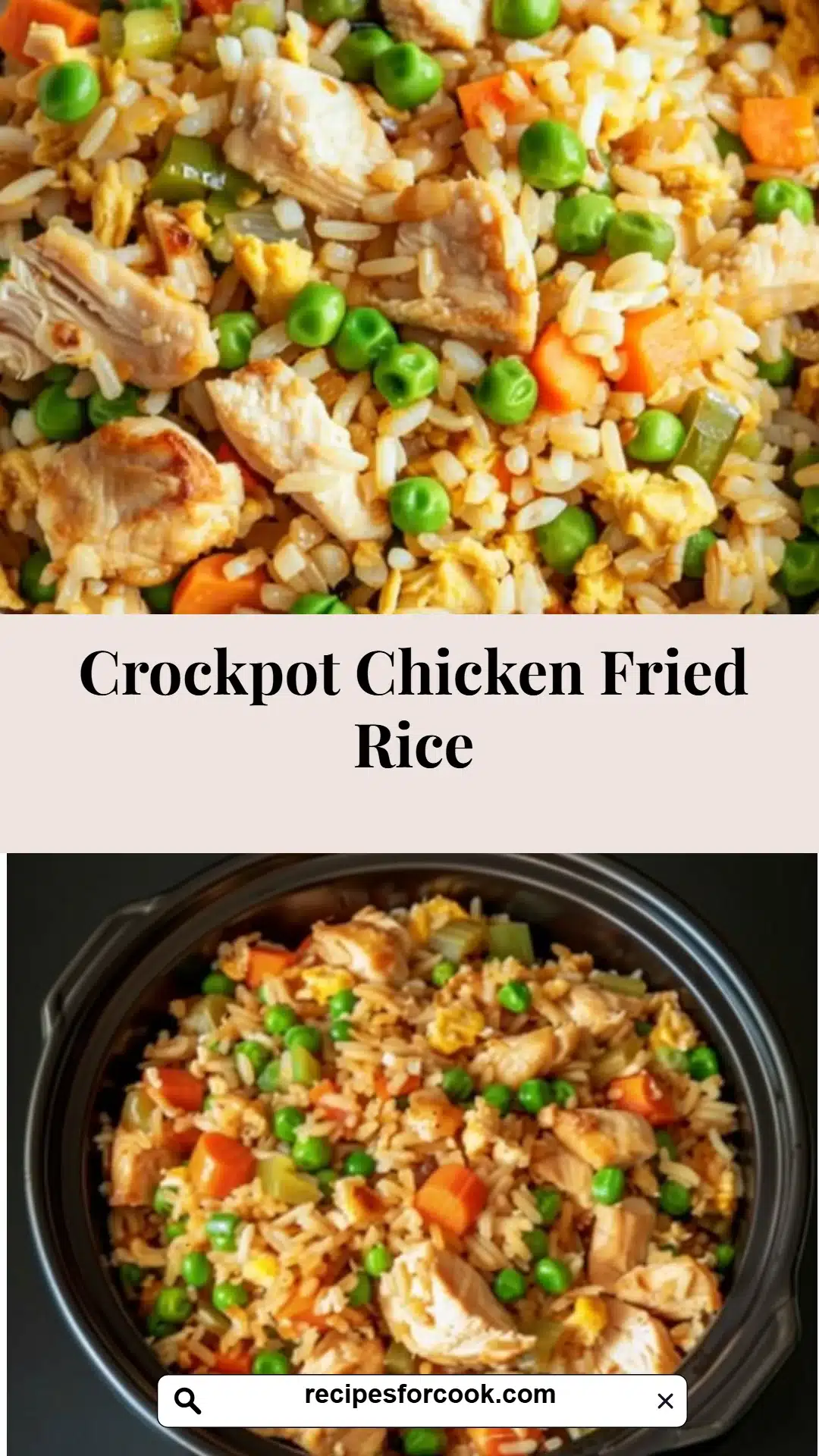 Crockpot Chicken Fried Rice 5 Crockpot Chicken Fried Rice