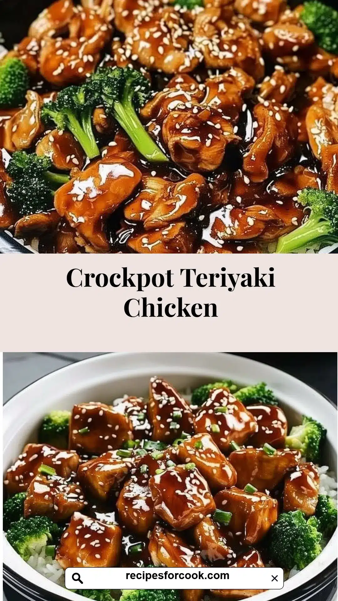 Crockpot Teriyaki Chicken 5 Crockpot Teriyaki Chicken