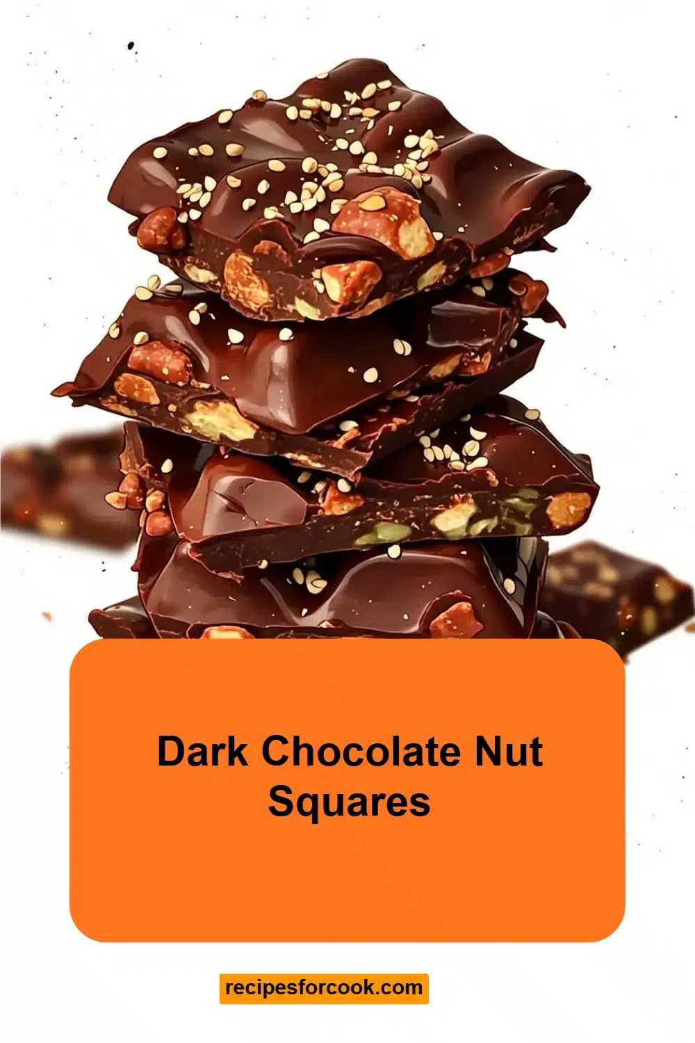 Dark Chocolate Nut Squares 5 Dark Chocolate Nut Squares