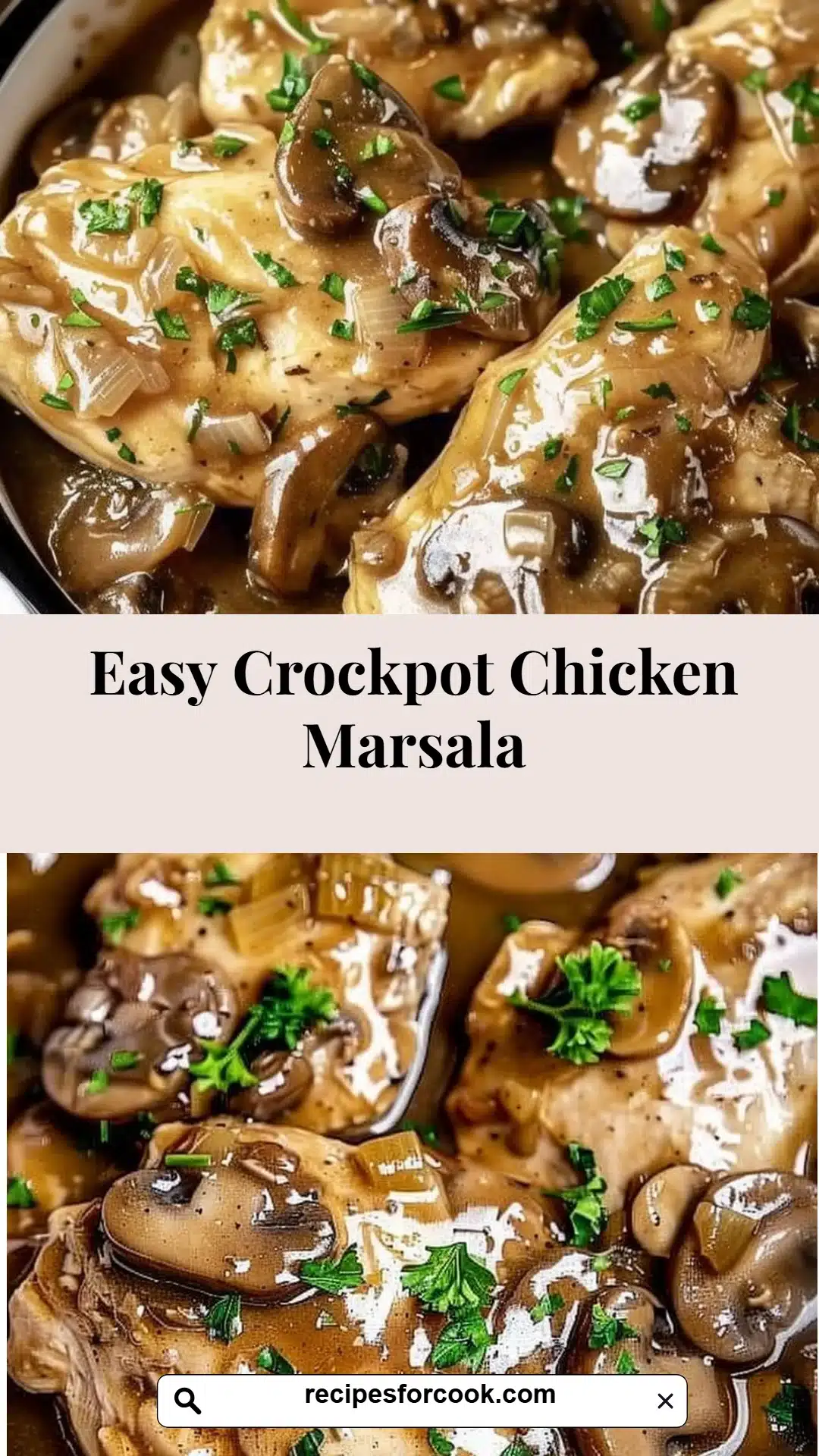 Easy Crockpot Chicken Marsala 5 Easy Crockpot Chicken Marsala